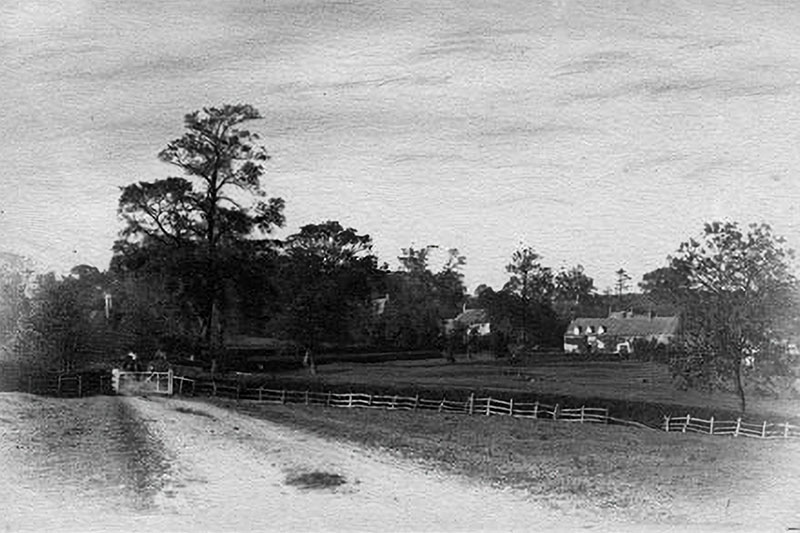 Image Gated North Luffenham Road Into Lyndon - Very Old