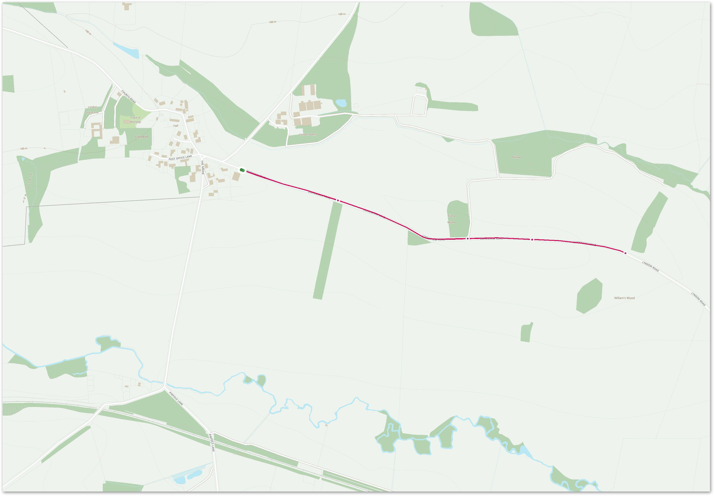Picks Barn Walks - North Luffenham Road Image