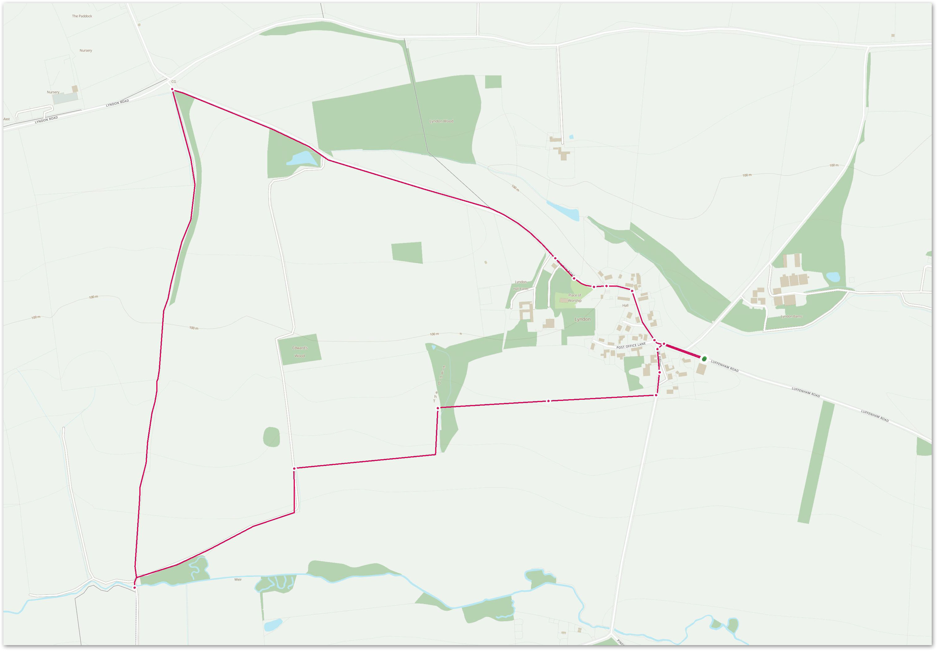 Picks Barn Walks - Lyndon Loop Image